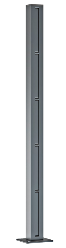 60×60×1.5mm Steel Fence Post | Panel System | With/Without Bolts | Galvanised & Powder-Coated | UK Compliant