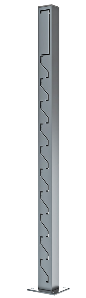 60×60×1.5mm Steel Post | Streetlight & Fencing Post | 1200-1980mm Lengths | Galvanised & Powder-Coated | UK Compliant